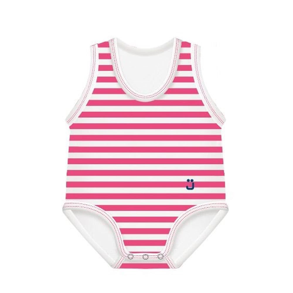 J Bimbi Body Neonato Estivo Righe 0-36 Mesi (Fuxia) - 4