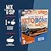 LonoLife Keto Beef Bone Broth Powder Mix | Grass-Fed, 10g Protein | Collagen-Rich, Keto & Paleo Friendly | Natural Ingredients | 10 Portable Stick Pack Servings