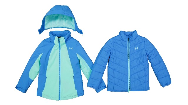 Under Armour UA WESTWARD 3 IN 1 JACKET, Turquoise/Blue, YSM at