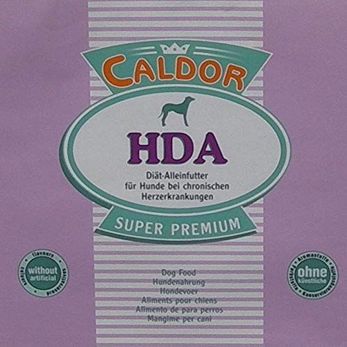CaldorVet HDA Diätfutter für Hunde mit Herzerkrankungen | 12 kg Sack | Hunde Trockenfutter