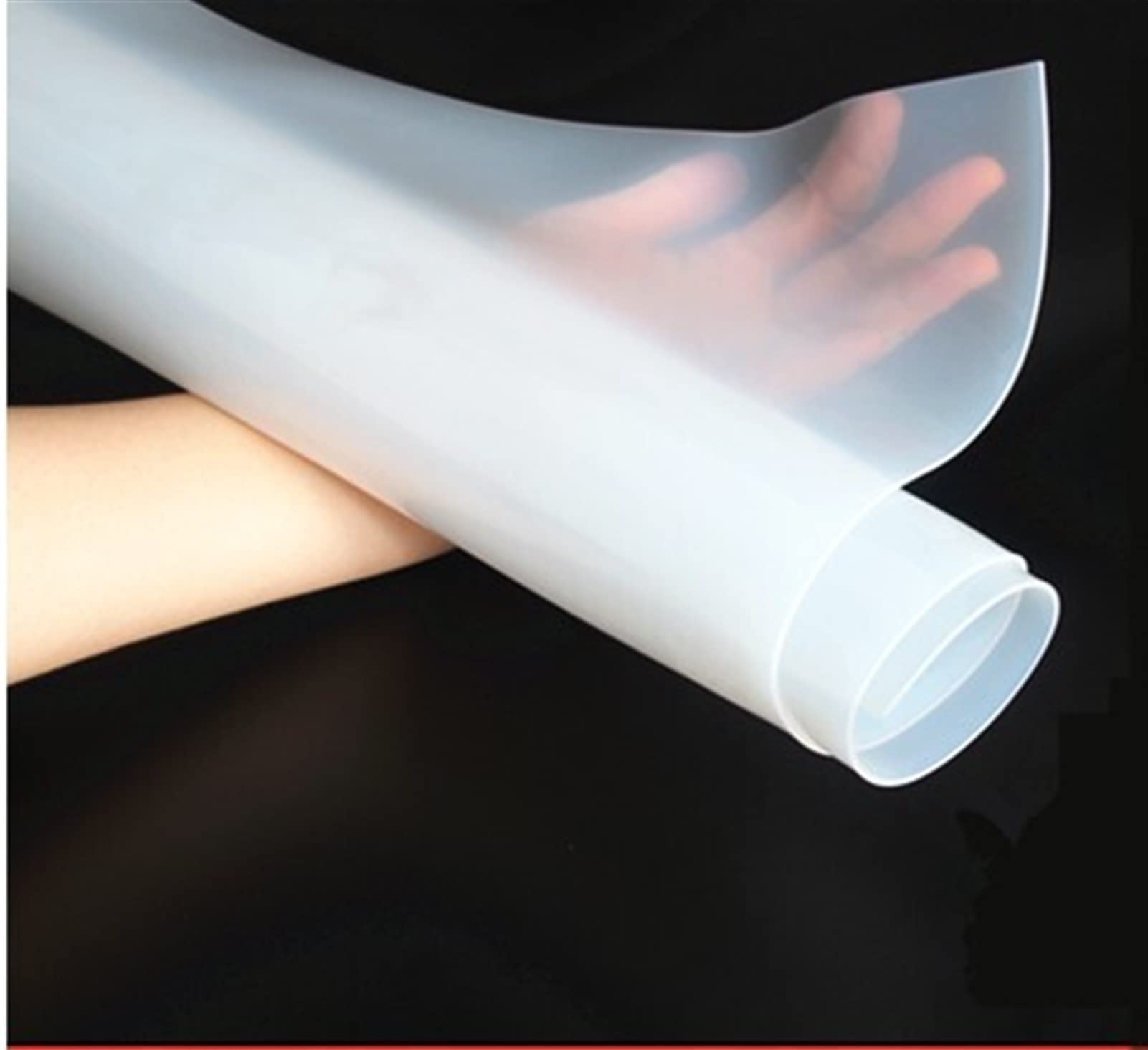 JIEYUZYUO Silicrubber Sheet 500Mm Width,500Mm Length Transparent Silicfilm Thickn 0.1Mm/0.2Mm/0.30Mm/0.5Mm/0.8Mm/500 * 500 * 2.5Mm