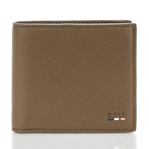 BOSS, Carteira Ray Bifold com porta-moedas, noite verde-oliva, tamanho único, Noite de Oli, Wallet 4.3 Inch, Carteira Ray Bifold com porta-moedas