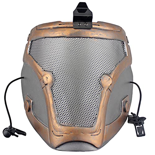 Ensembles de Casques Tactiques Masques Paintball Chasse Jeu CS - 4