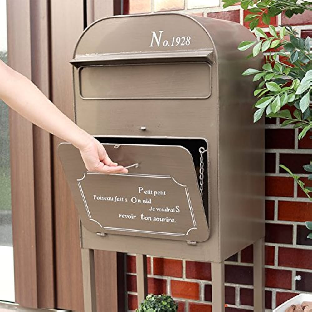 Amazon.co.jp: ポスト 置き型 スタンドポスト 大型 大きめ