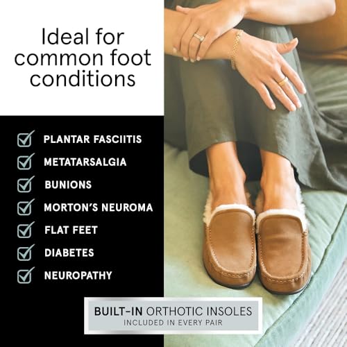 ABEO Amble Women's Metatarsal Slippers | House Shoes for Women | Shearling Lined | Built-In Cozy Wool Orthotic4