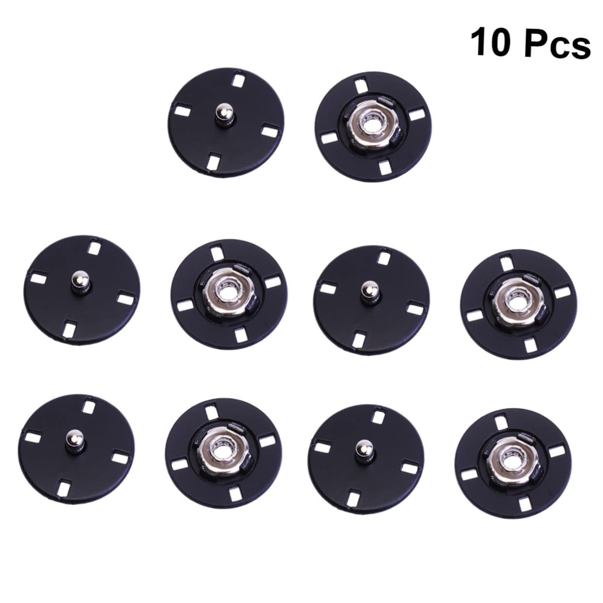 SHINEOFI 30 Piezas botones de presión de metal broches magnéticos broches para coser botones a presión botones decorativos botones de ropa botón de metal de traje invisible suite remache