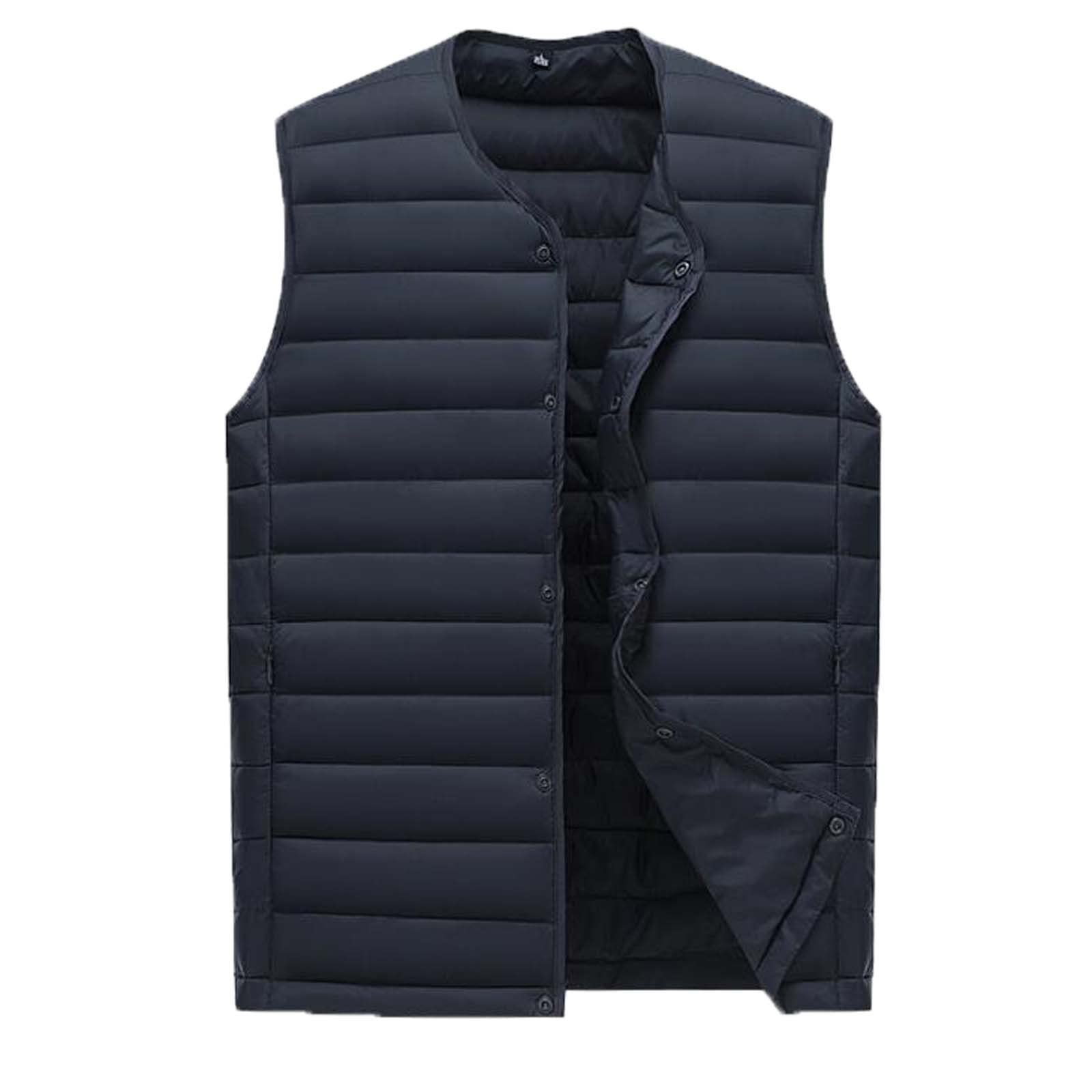 Gilet Con Piumino Imbottito Caldo Da Uomo Invernale Caldo E Senza Maniche Gilet - Foto 9