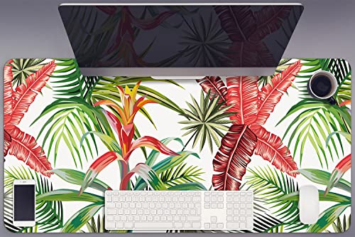 Tapis de protection vinyle sous-main bureau étanche et anti-rayures Decormat Jungle