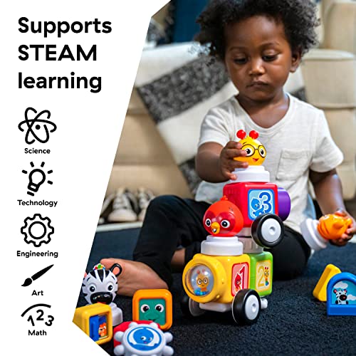 Image of Baby Einstein Connectables 20 Piece STEAM Magnetic Blocks Learning Toys Numbers Colors Animals for Baby 6 Months+ Toddler 1 2 3 4 5 Year Old