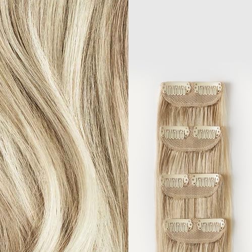 Luxy Scalp Hair Fill-In Extensions Beige Blonde Balayage (22NT90)