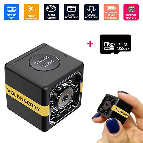 Buy Spy Camera Wireless Hidden Camera Mini HD1080P with Night Vision and Motion Detection Auto-Induc...