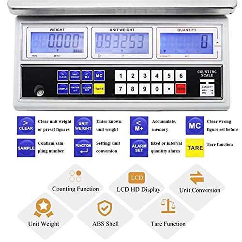 Báscula electrónica digital industrial precisión 15KG miniatura 2