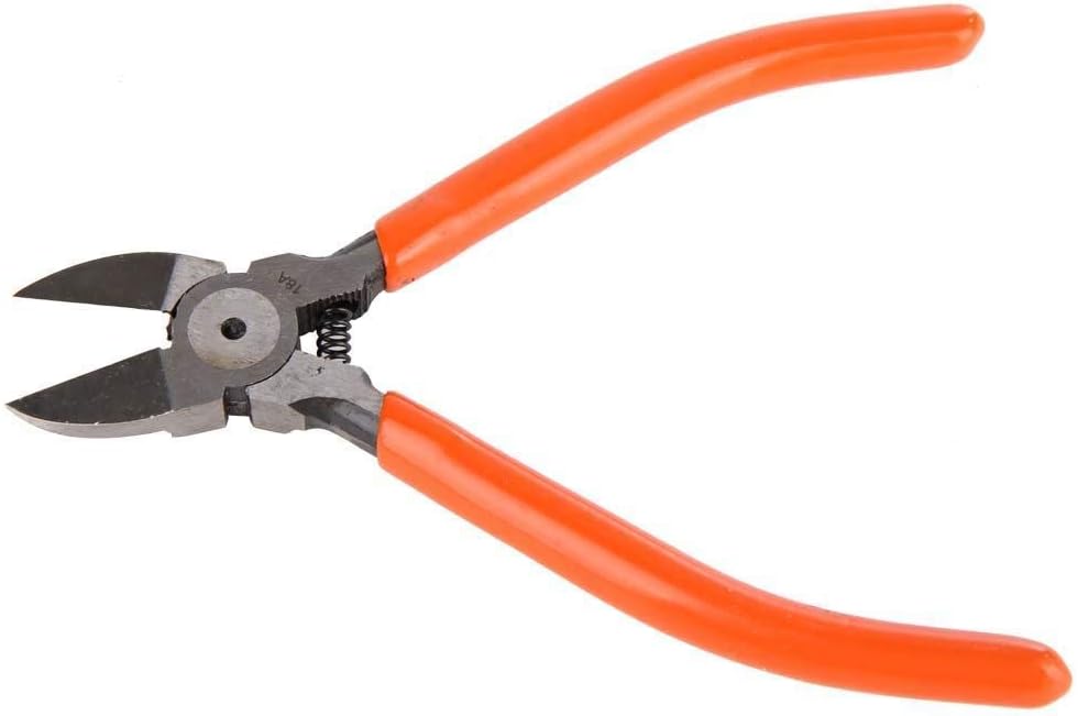 5Inch 6 Inch Electronic Side Cutter Electronic Pliers Cable Cutting Pliers Tool Industrial Chrome Vanadium Steel Mini Cable Wire Cutter (5 inch)