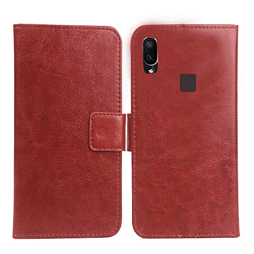 PREVOA Coque pour CHOULI X23 - Flip PU Leather Housse Case with Slots pour Cards and Banknotes pour CHOULI X23 - Brown -