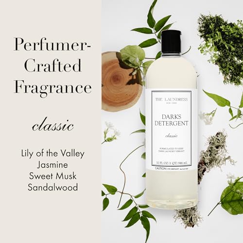 Image of The Laundress Darks Detergent, Concentrated Laundry Detergent Liquid, For Rich Vibrant Colors, Tough on Stains, Classic Scent, 32 oz.