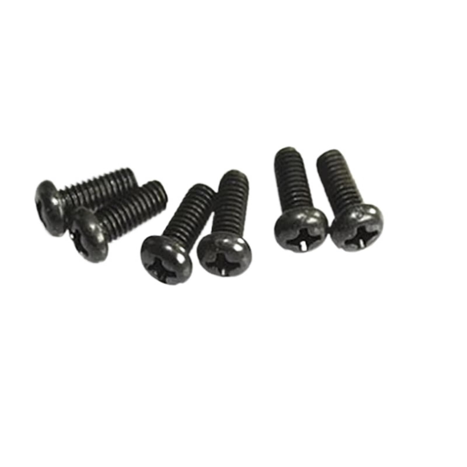 Vis cruciforme noire M1.2 de 4mm en acier robuste pour modélisme