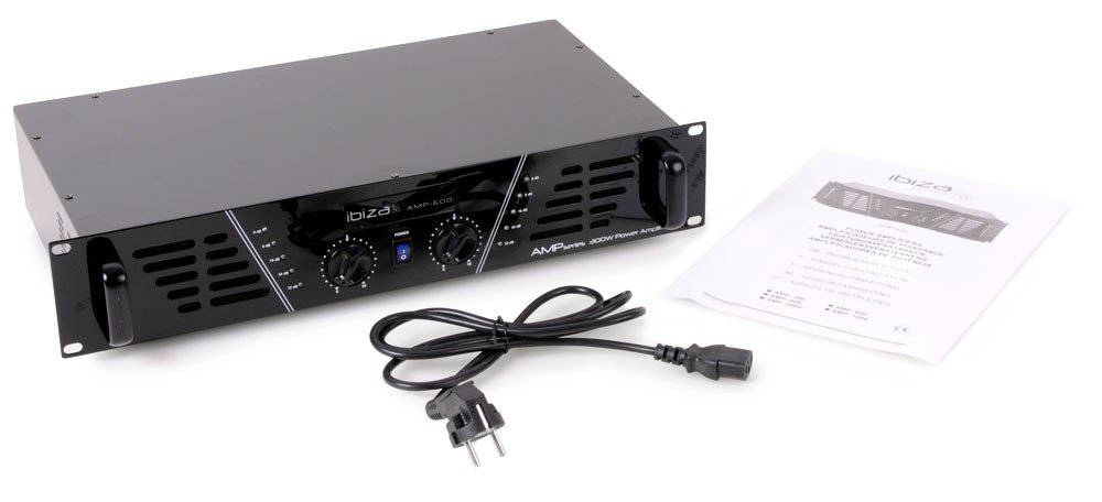 Ibiza AMP300 Amplificateur de Sonorisation 2x 240W Noir