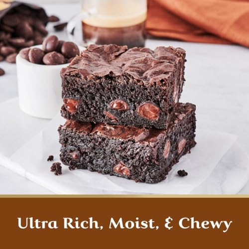 Image of Ghirardelli Dark Chocolate Premium Brownie Mix, Includes Chocolate Chips, 20 oz Box