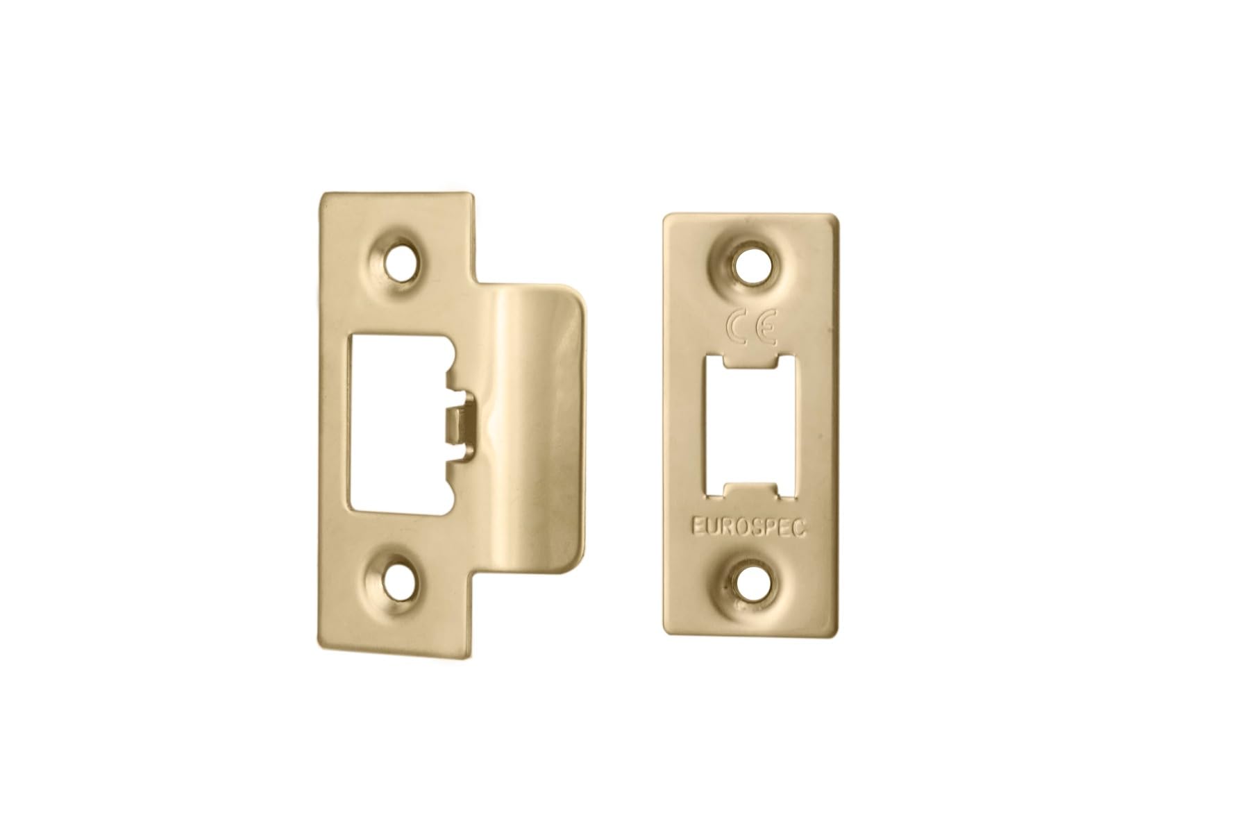 Kooples Hardware Forend Strike & Fixing Pack | Compatible with Heavy Duty Tubular Latches | Strike Plate and Fixings for Timber Doors | Durable Latch Hardware (Square, PVD) — image 1
