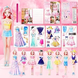 PainZieteg Magnetische Anziehpuppen Prinzessin Liz Set
