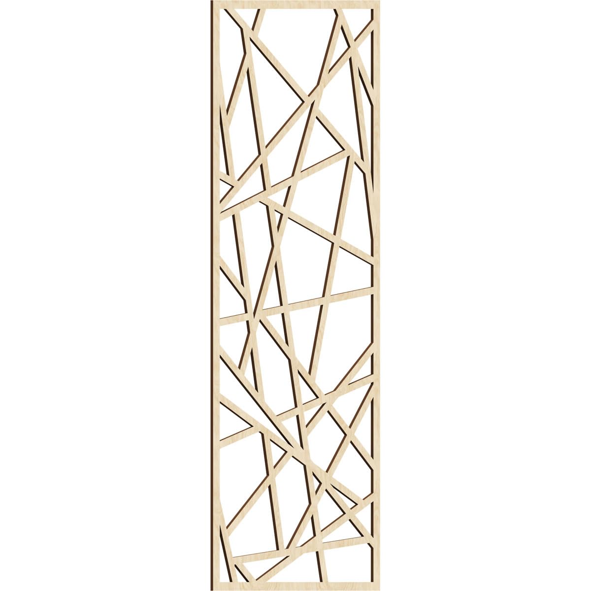 Conway Decorative Pierced Fretwork Wood Wall Panels, 23 3/8"W x 59 3/8"H x 1/4"T, Birch