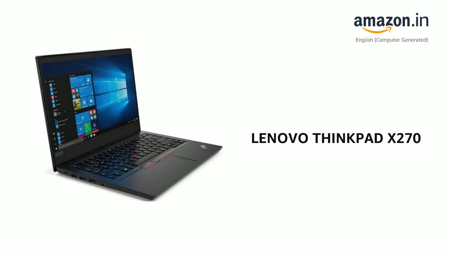 Windowsノート本体 ThinkPad X270 i3(7300U) Refurbished) LENOVO THINKPAD X270 (CORE I5 7TH GEN/8GB/512GB SSD