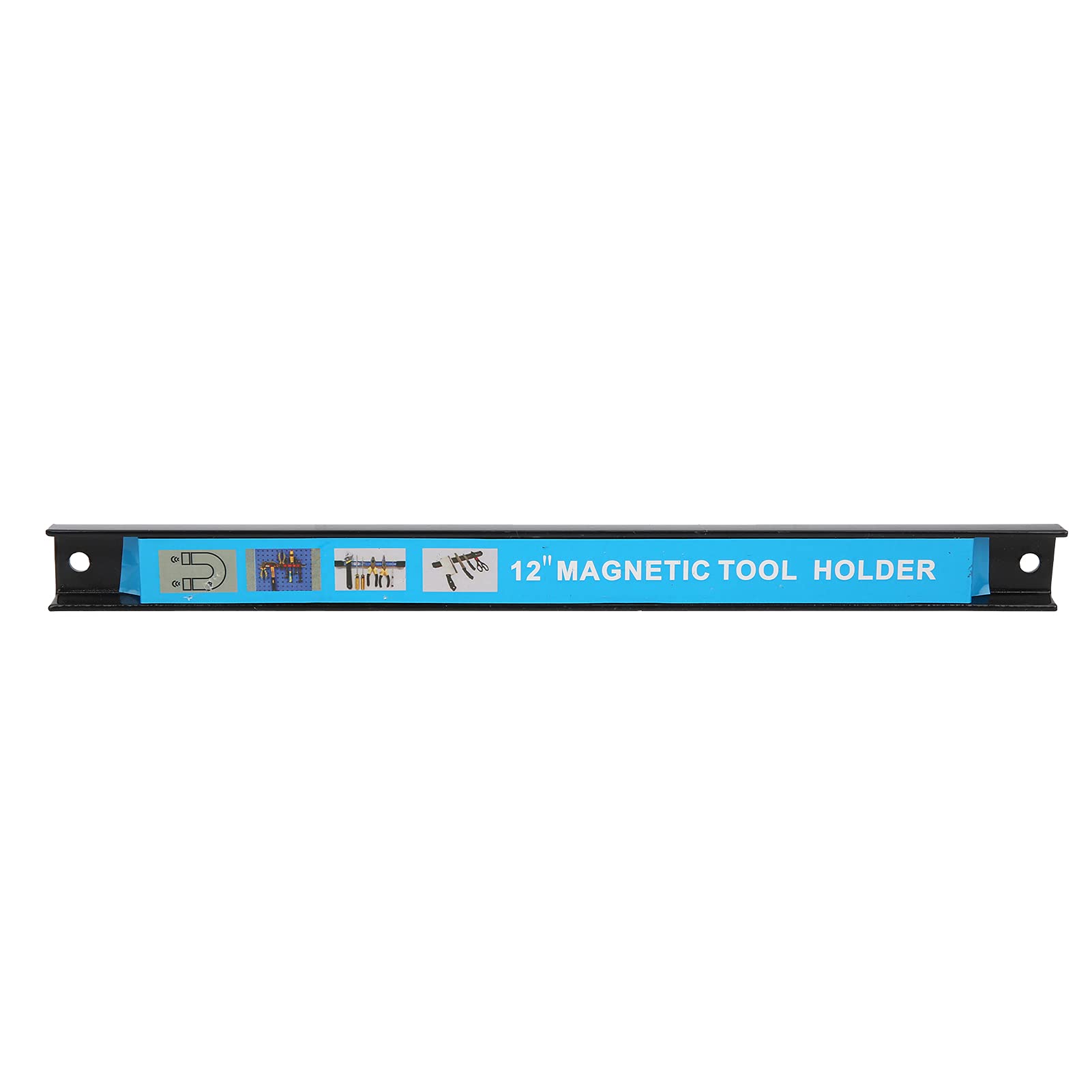 12in Magnetic Tools Holder, 5KG Magnetic Tools Holder Small Figure 5KG for Magnetic Tools Bar for Workshop for Garage for Magnetic Tools Rail