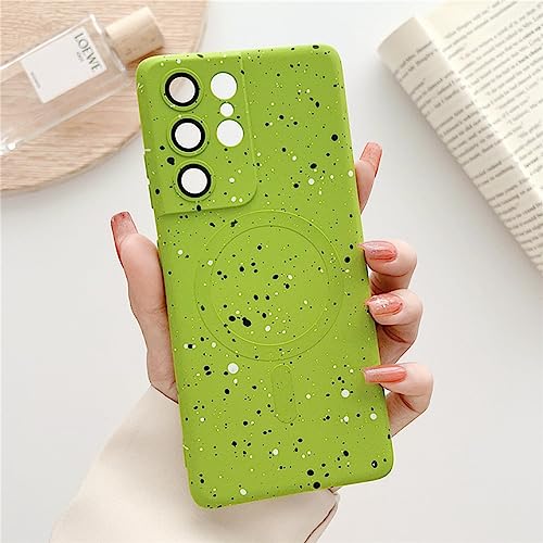 Coque en silicone mat pour Samsung S23 Ultra avec protection objectif en verre