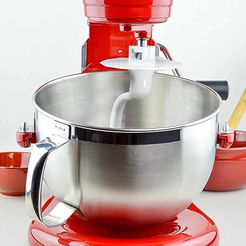 Image of K5ADH Dough Hook for KitchenAid 6 Quart Bowl-Lift Stand Mixer, Dough Hook Replacement for KitchenAid Professional 600 Series Mixers, White