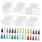 Schlüsselanhänger-rohlinge: geeignet für den handgefertigten gebrauch zum selbermachen und leicht zu tragen, bricht oder verformt sich nicht leicht, kann ihnen und ihrem haustier lange zeit dienen, schlüsselanhänger-anhänger