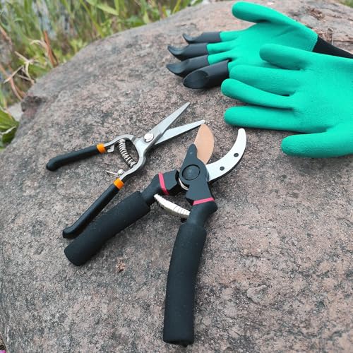 Set de tijeras de podar para jardín 2 unidades miniatura 4