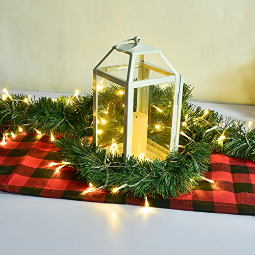 Dearhouse 16.5 Ft Christmas Garland Decorations With 50 Led Light, Green Holiday Decor For Outdoor Or Indoor Home Garden Artificial Greenery Garland, Or Party Holiday Decorations #TOP2