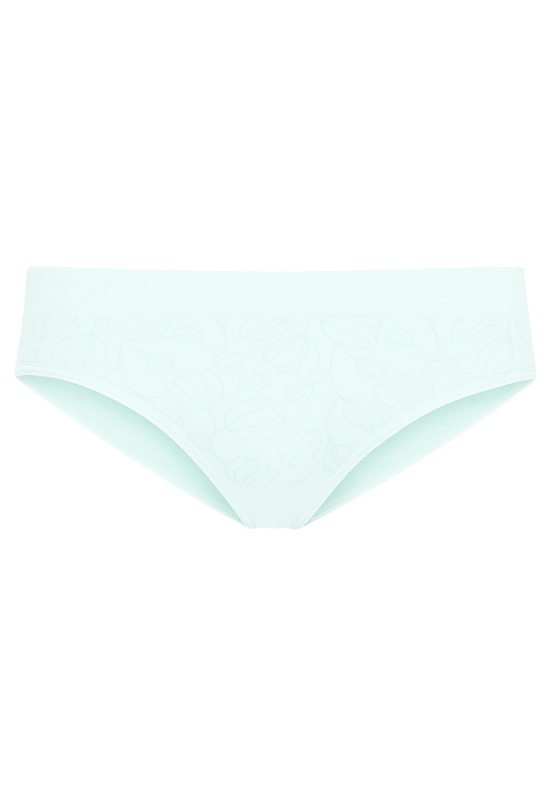 Jockey Women's Echo Blue-Jacquard Seamfree Bikini, Echo Blue Jacquard, M