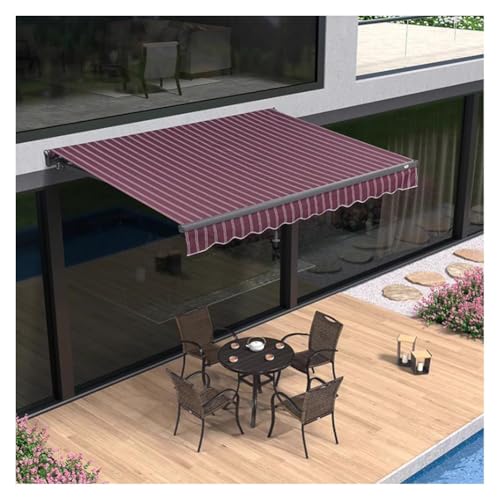 Tela de toldo retráctil impermeable que sustituye lonas rotas en patios