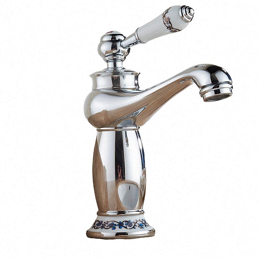 Mitigeur bain et grue de lavabo vintage en laiton finition bronze antique