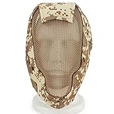 WLLLTY Halloween Maske Fechten Vollgesicht Taktische Paintball Maske Stahl Metall Mesh Luftgewehr Helm Maske Spiel Jagd Schutzmaske