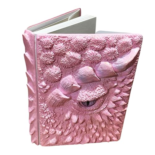 L'art du carnet vintage œil de dragon avec couverture rigide sculptée