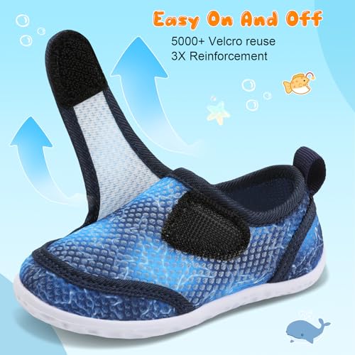 Image of FEETCITY Toddler Water Shoes Boys Girls Swim Shoes Quick Dry Kids Aqua Socks Barefoot for Beach Swimming Pool