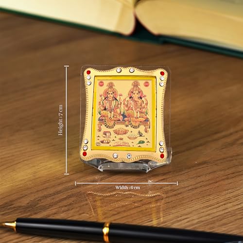 Image of Lakshmi Ganesh Idol Statue for Car Dashboard Home & Office Showpiece Decor