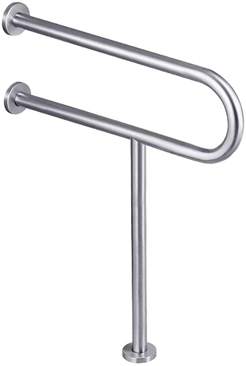 Fkxsxaz Grab Bars Bathroom Handrail, Safety Armrest, Anti-Slip Polishing Treatment/Elderly Disablshower Barrier-Free Balance Support Rod Accessories,Brush,