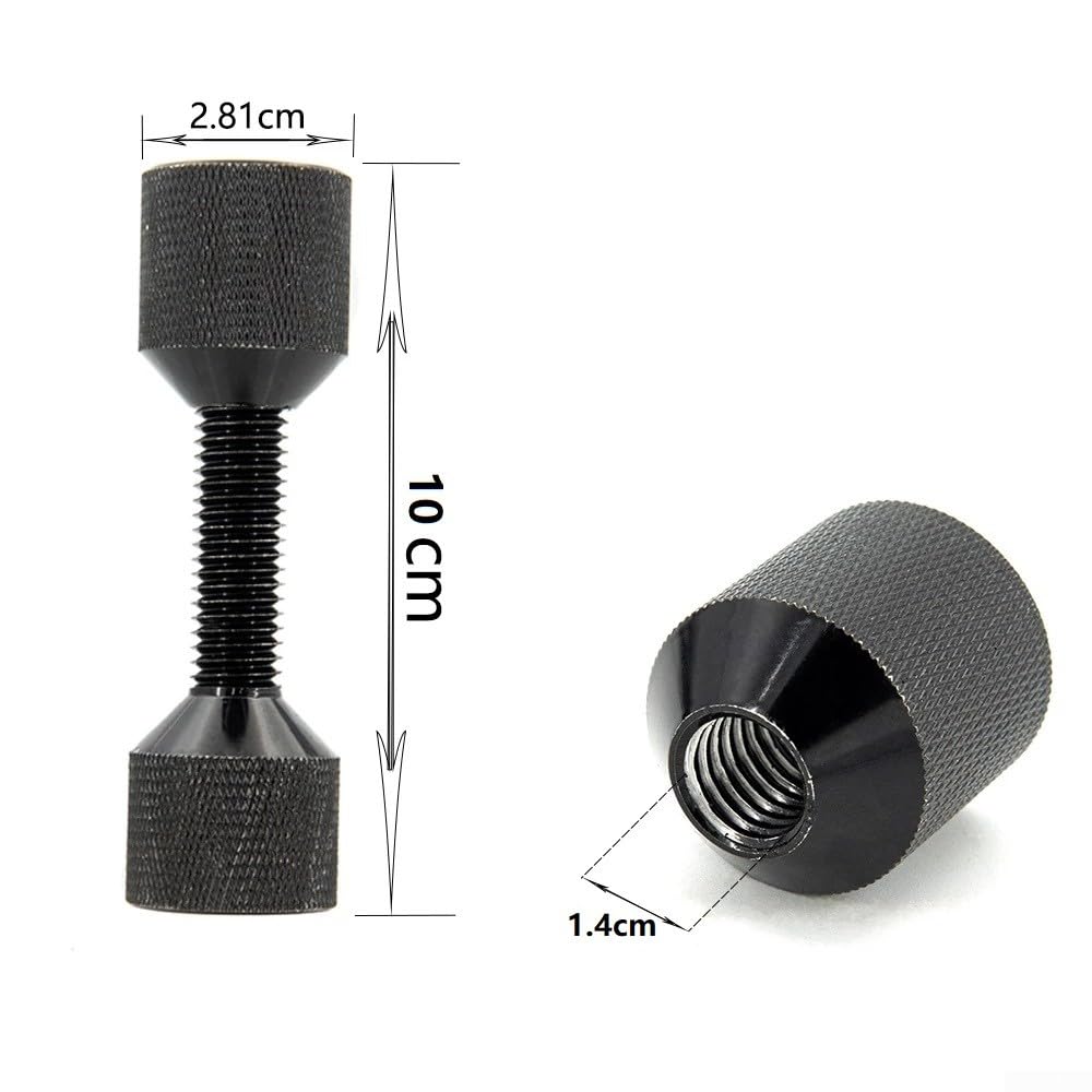 Set Di Perni A Due Fori Per Flangia - In Alluminio Anodizzato Nero - Per Navi E Macchinari - Foto 8