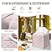 Cute Preppy Pink Ribbon Bow Decorative Leather Tissue Box Cover - Tissue Box Holder Gifts for Women Family and Friends Funny Unique Home Decor Decorative for Kids Room Kitchen Bathroom Office - A26