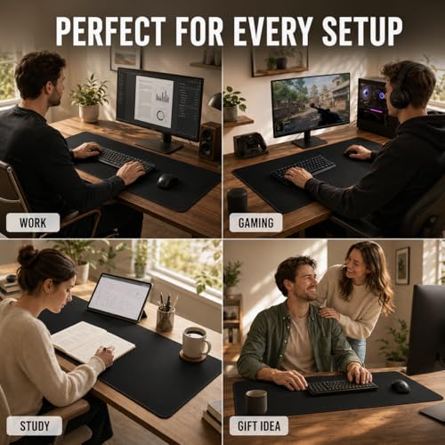 Tapis de bureau violet samouraï sombre idéal pour setup gaming esthétique