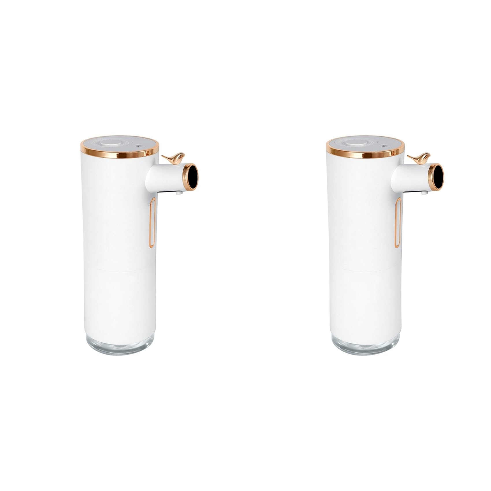 Aundhegrtt 2X Automatic Foam Soap Dispenser, Touchless Electric Soap Dispenser, Auto Adjustable Soapdispenser for Kitchen Bathroom