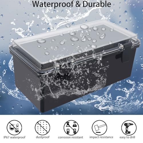 Boîte de jonction transparente étanche IP67 pour protéger vos câbles extérieurs - 2