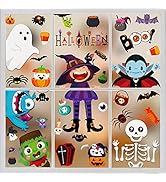 Upgraded 10 Sheets Halloween Window Clings (Lovely)