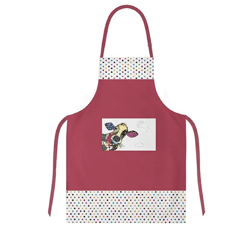 Tablier réglable KIUB Kook Vache pour cuisiner en famille