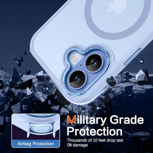 Image of BENTOBEN Magnetic for iPhone Case Compatible with Magsafe, Light Blue