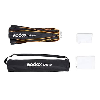 Godox QR-P90 ケース付き Godox QR-P90 90CM 35.4 Inch Parabolic Softbox Bowens Mount