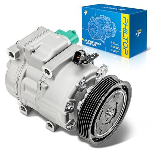 Image of PHILTOP C2817 Air Conditioner AC Compressor with Clutch for Hyundai Santa Fe 2013-2018,Santa Fe XL 2019, Kia Sorento 2014-2015 3.3L, 2013 3.5L